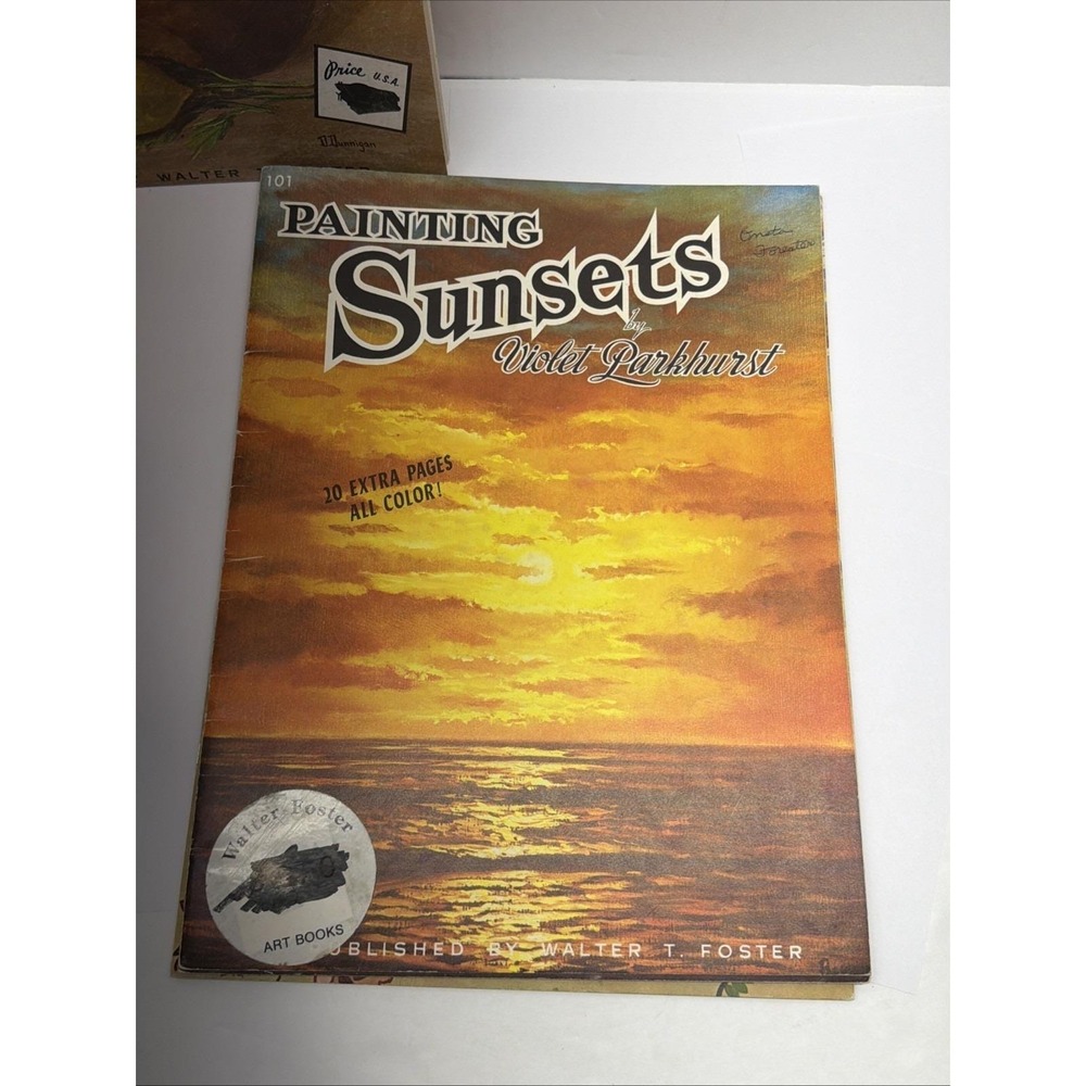 VTG Walter T. Foster Art Instruction Books Painting Guides How To (Lot Of 4) - Picture 4 of 5
